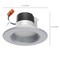 Satco 4 in 7w LED Downlight Retrofit Brushed Nickel Finish Tunable 120v Dimmable